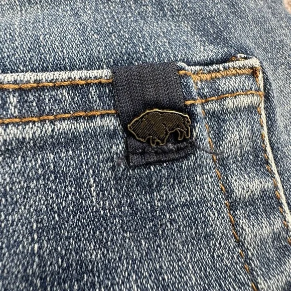 Buffalo David Bitton Ash-X Slim Stretch Straight Zip Acid Wash 36X30 (Real 39") - Picture 10 of 14